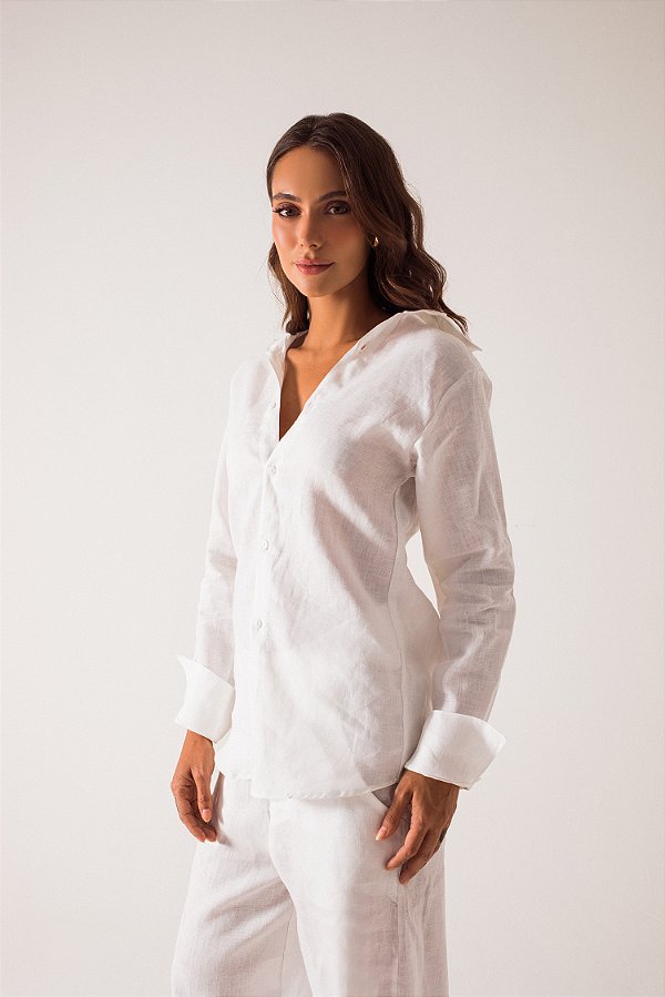 THE CAMISA MIRELLE 100% LINHO