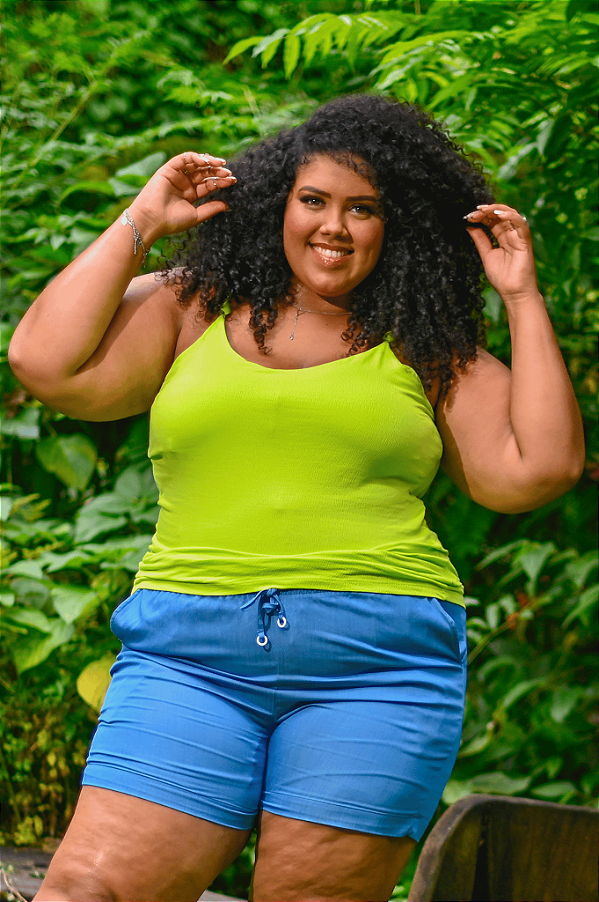 Blusa Em Visco Tricot De Alça Básica Rovitex