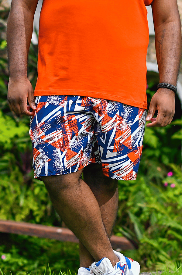 Short Plus Size Estampado Tactel HF