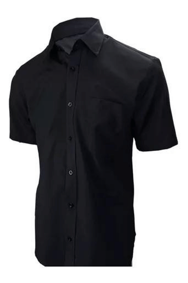 Camisa Social Masculina Manga Curta HP Camisaria