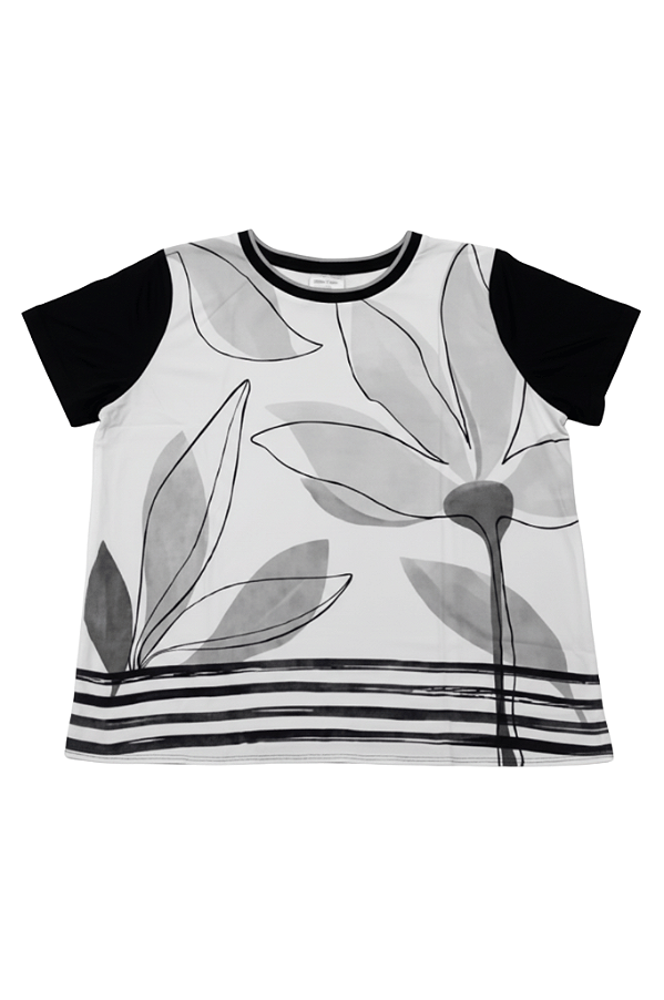 Blusa Manga Curta Lunender