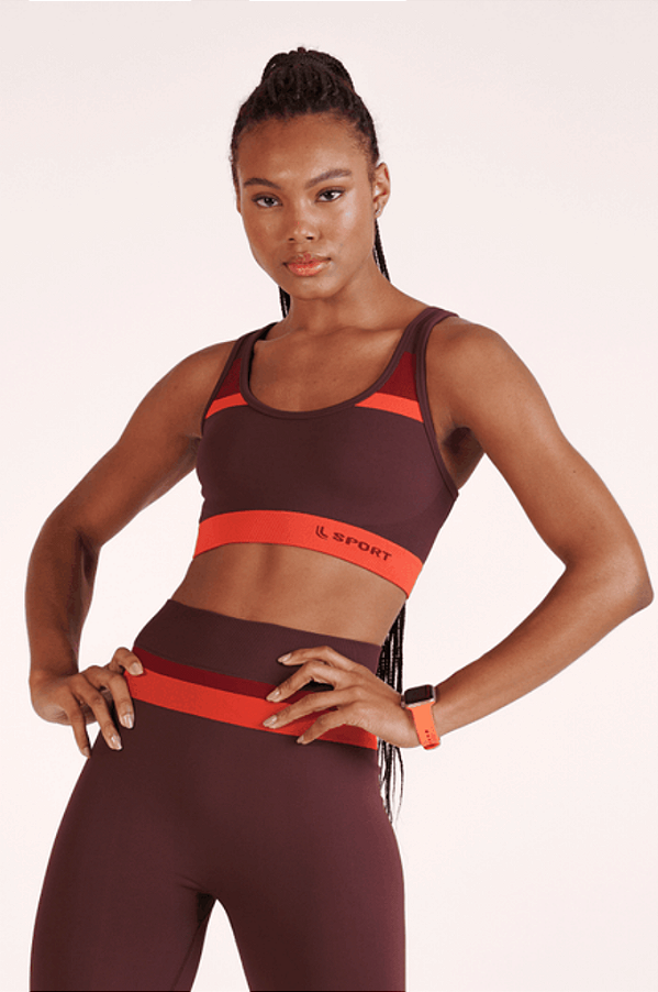 Top Seamless Double Color Lupo