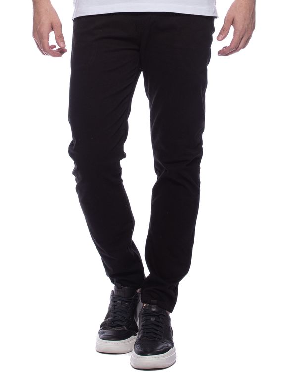 Calça Chino Jerry Skinny Preto Dockston