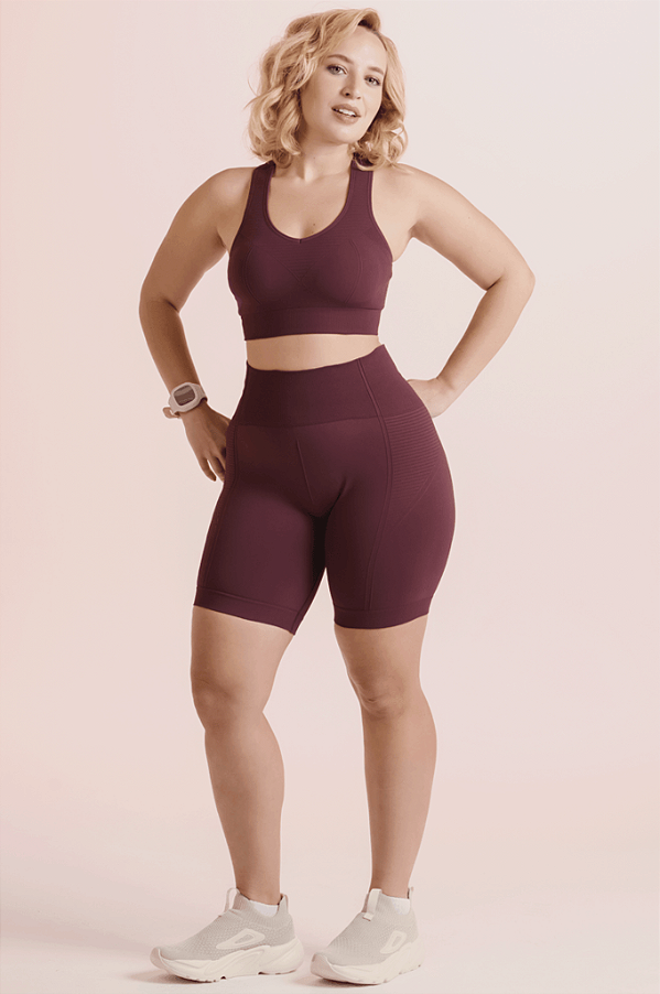 Bermuda Feminina Adulto Basic Fit Lupo