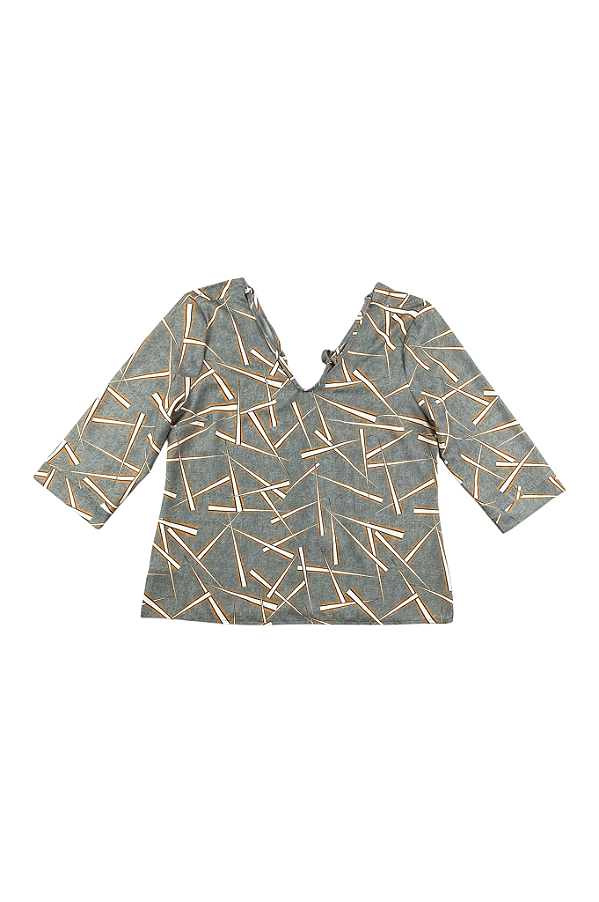 Blusa Grafite Poliéster Feminina Mediplus