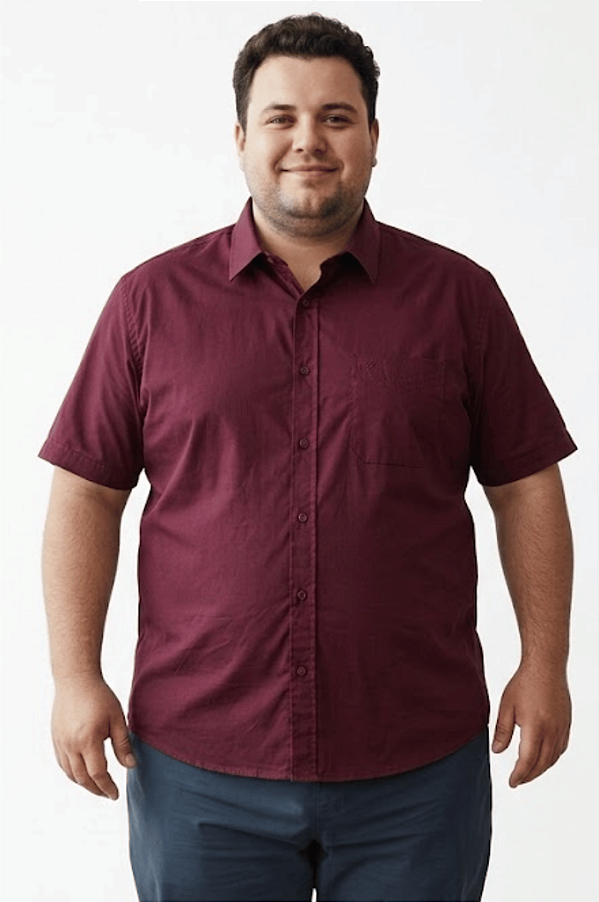 Camisa Social Masculina Manga Longa 100% Algodão HP