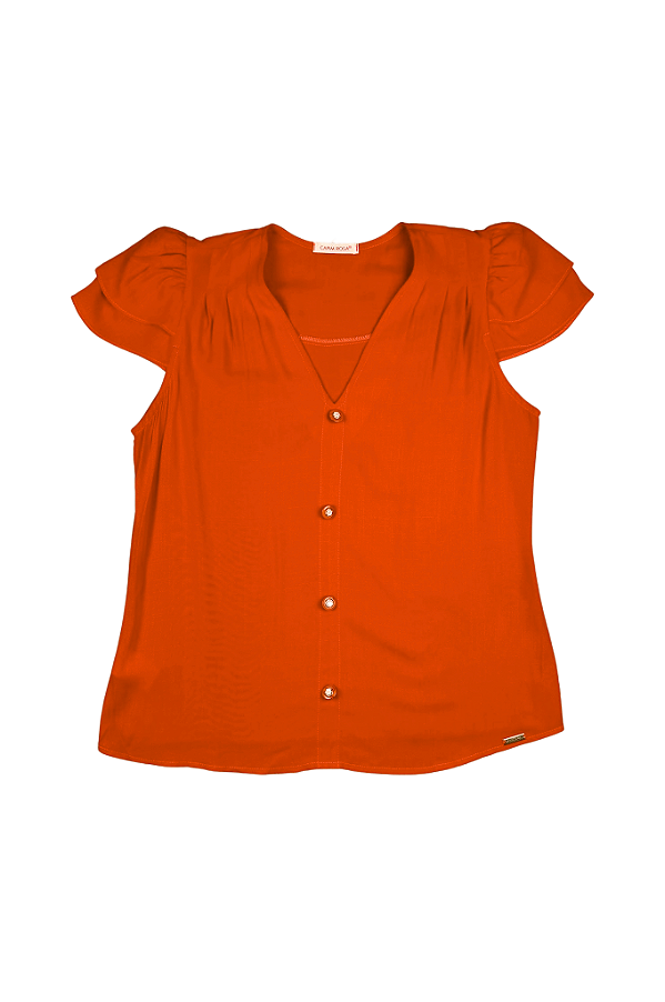 Blusa Feminina Tangerina Capim Rosa
