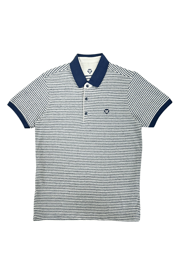 Camisa Polo Premium Listrada Navy Dockston