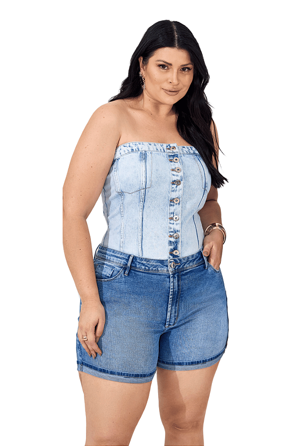 Short Midi Bella Asséio Jeans