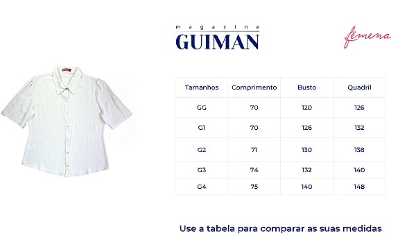 Blusa Femenina Branca Fêmena