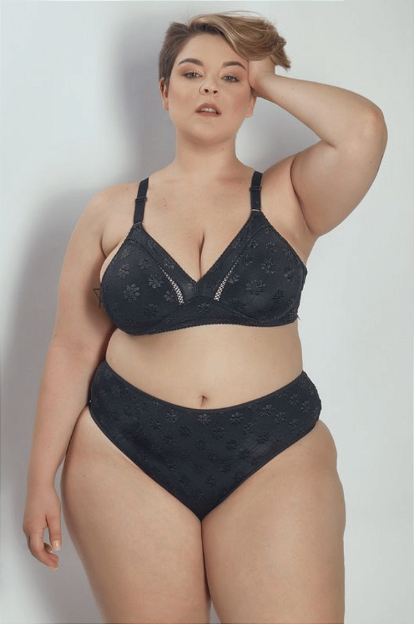 Calcinha Cintura Alta Com Reforço Frontal Summer Flower Duloren