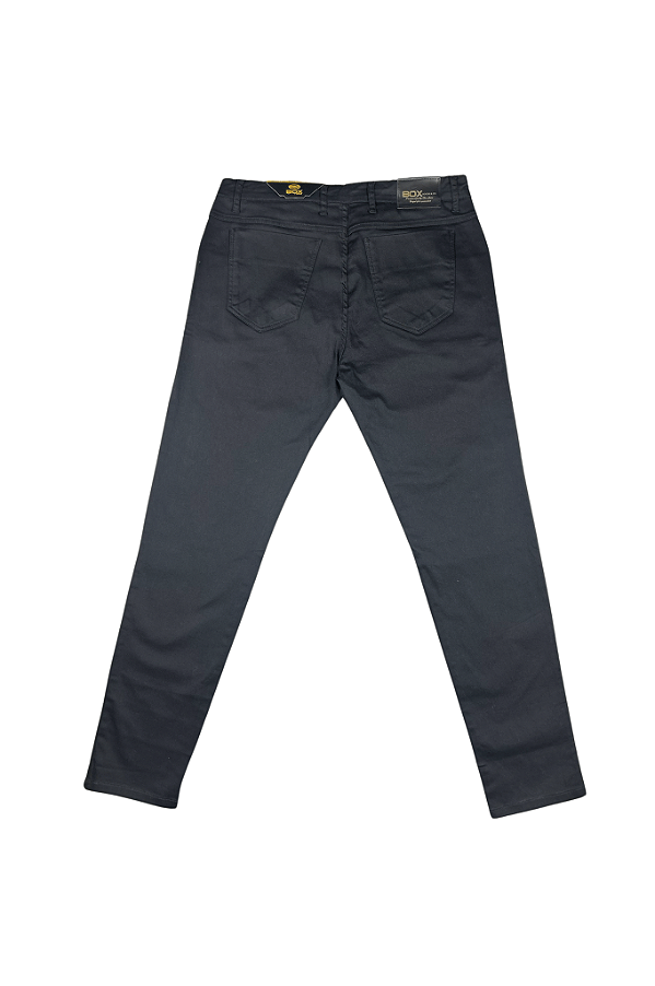 Calça Masculina Skinny Preta Box Jeans