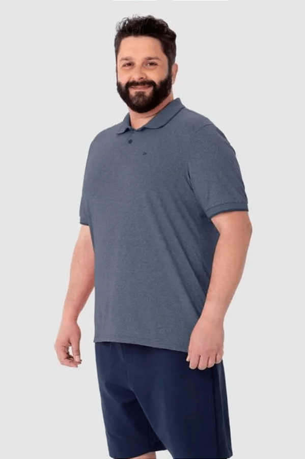 Camisa Polo Plus Size Masculina Malwee