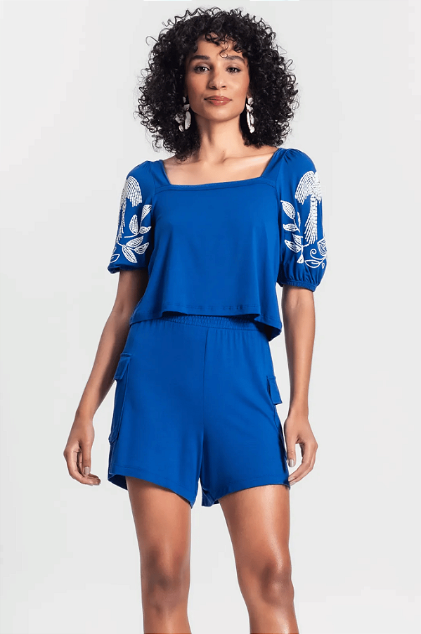 Shorts Feminino em Molecotton Rovitex