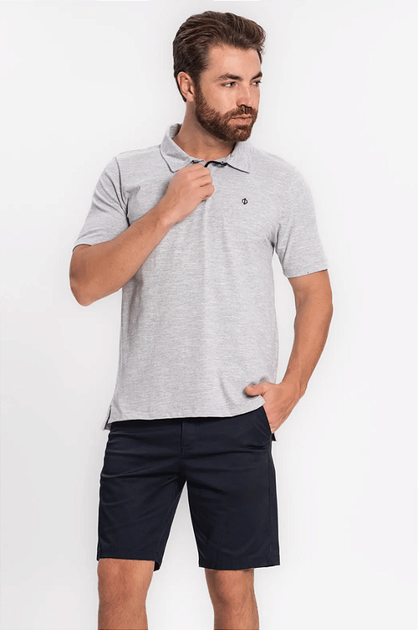 Bermuda Masculina em Sarja Diâmetro Marinho