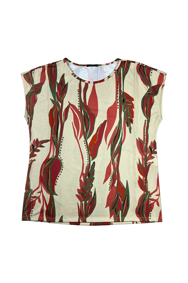 Blusa Crepe Leve Manga JP Mirasul