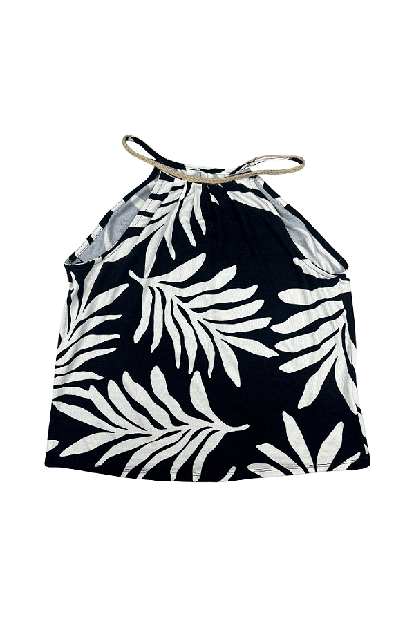 Blusa de Alça Estampada Rovitex