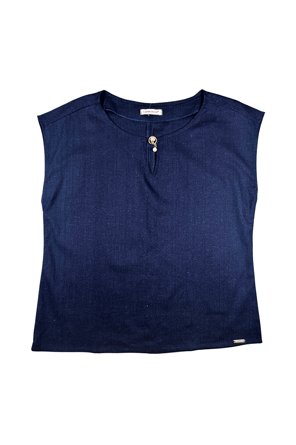 Blusa Marinho Capim Rosa