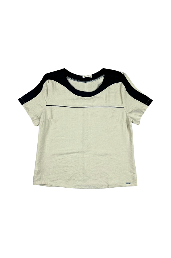 Blusa Plus Size Bege Medi