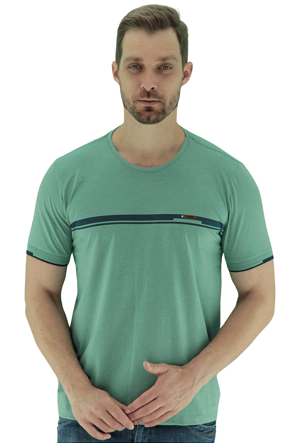 Camiseta T-SHIRT Listra Larga Masculina Venere