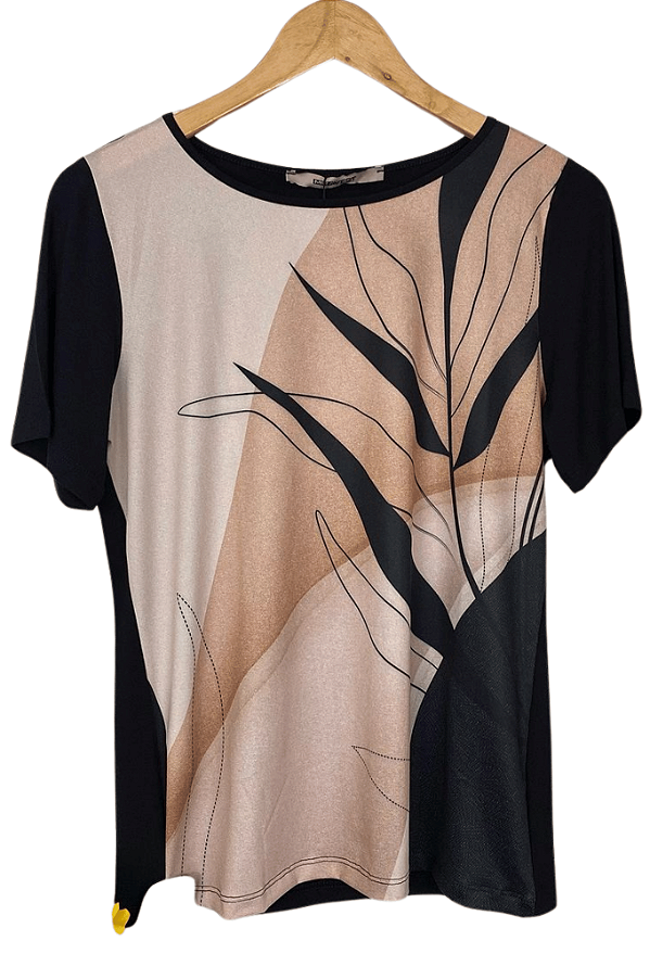 Blusa Meia Manga Estampada Miravest