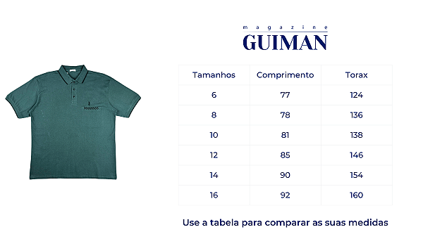 Camisa Polo Verde Piquet Gola Listrada Comum Ferreira Mello