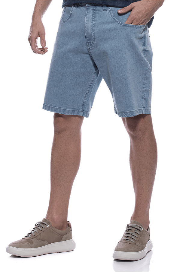 Bermuda Tradicional Jeans Comfort Fit Sandy Baby Clean Dockston