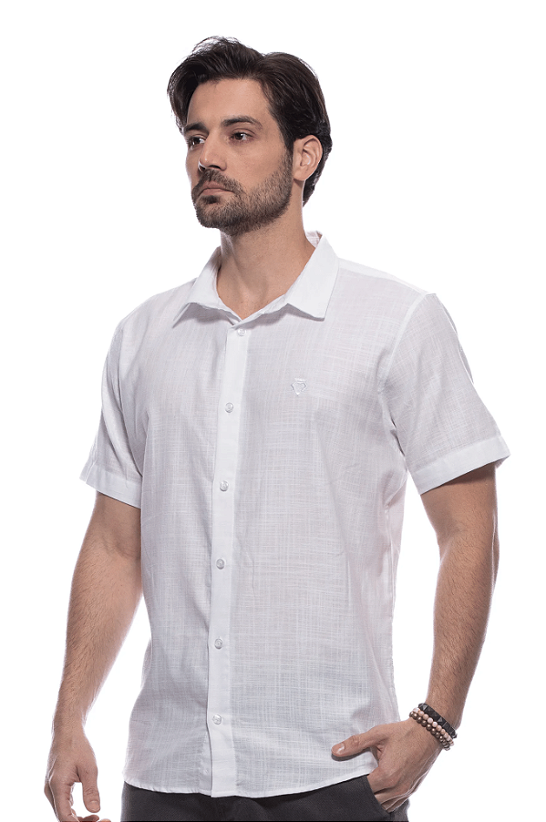 Camisa Algodão Bromelia Branco Dockston