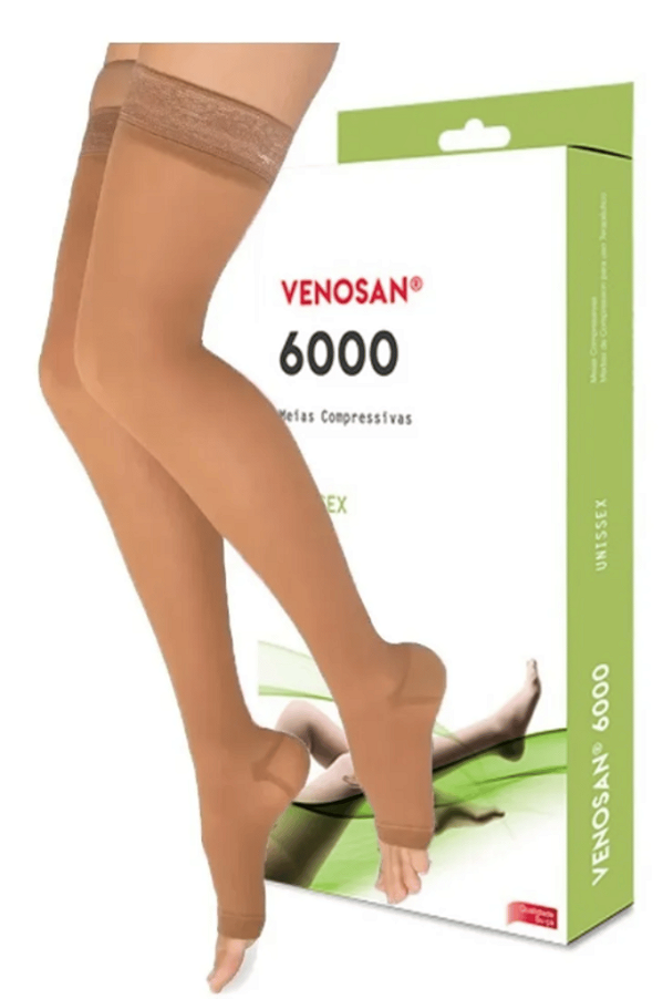 Meia de Compressão Venosan 6000 AGH 7/8 Ponteira Aberta