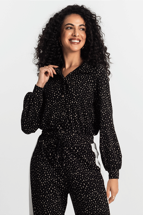 Camisa Estampada Feminina Rovitex
