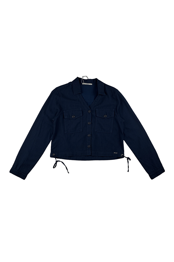 Camisa Linho Cropped Leblue