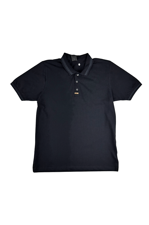 Camisa Polo Em Retilinea Com Detalhes de Setas No Stress