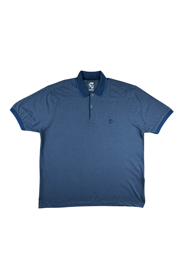 Camisa Polo Premium Piquet Major Mar Azul Dockston