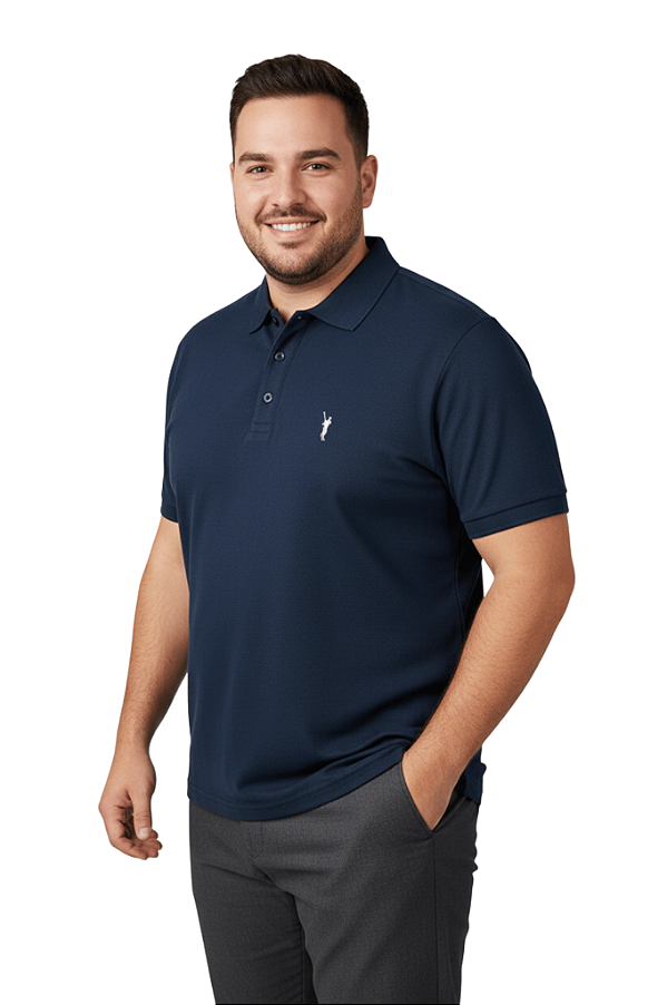 Polo Piquet Gola Lisa Ferreira Mello