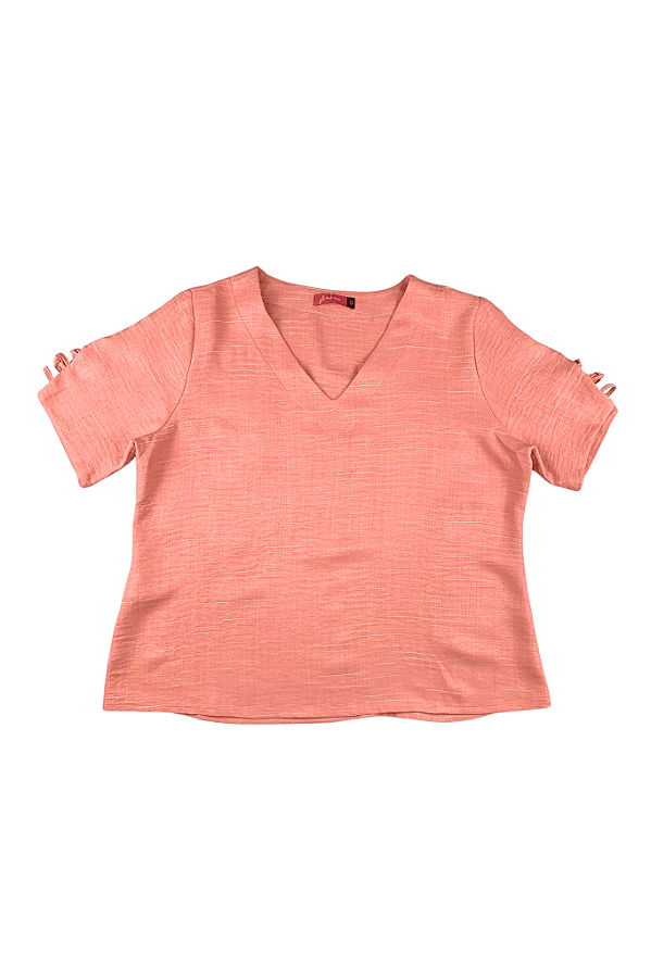 Blusa Detalhe na Manga Fêmena