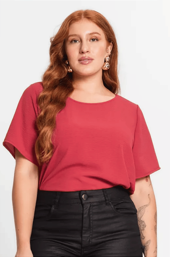 Blusa Feminina Plus Size Secret Glam