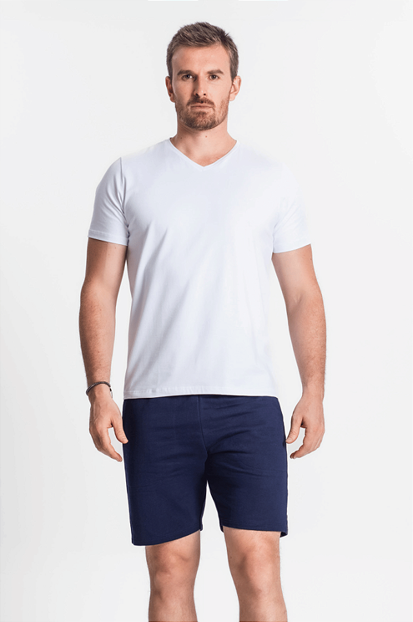 Bermuda Masculina Plus Size Moletom Diametro