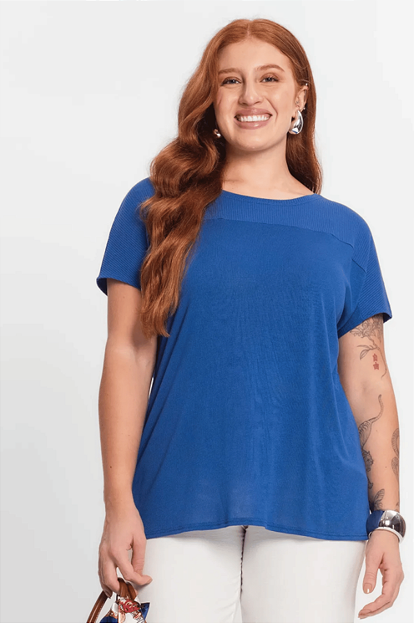 Blusa Feminina Plus Size Secret Glam