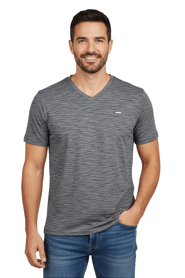 Camiseta Plus Size Meia Manga Listrada Tigs