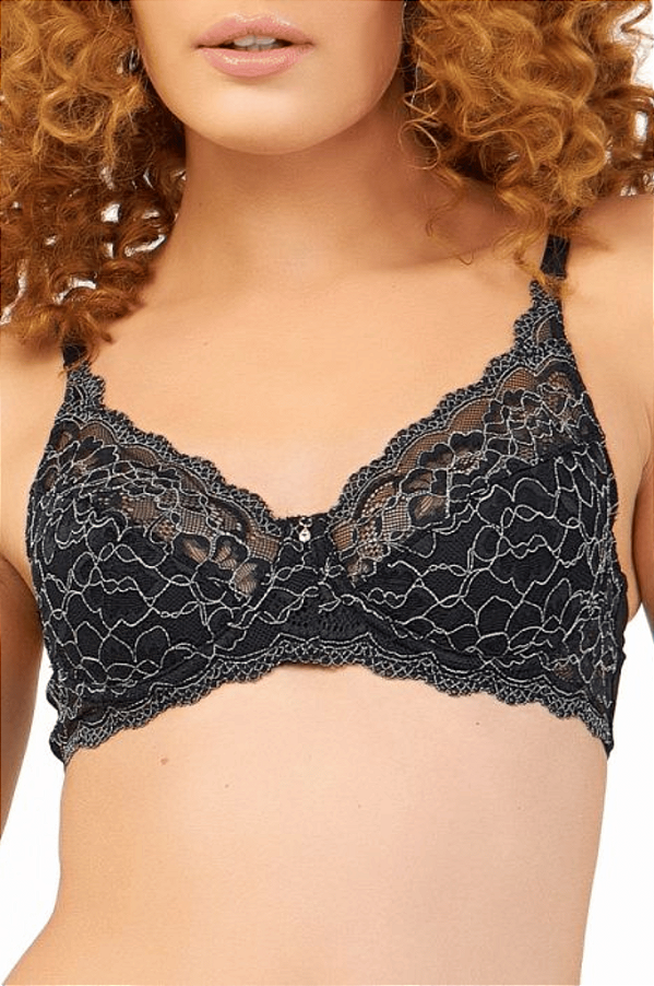 Sutiã Alça Sensual Com Arco Poliamida Dilady