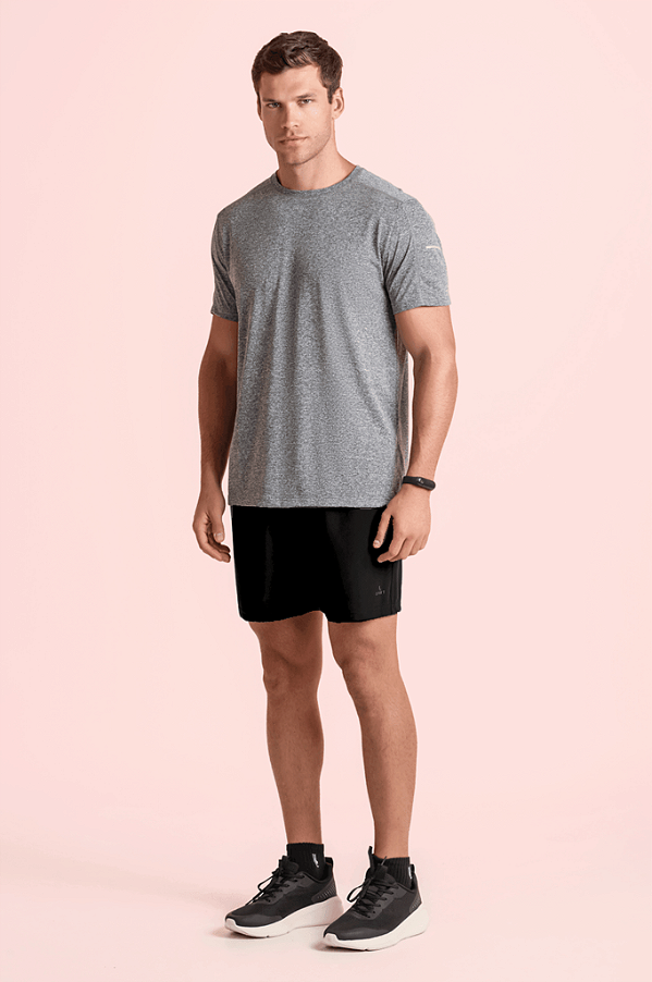 Short com Bolso Masculino AM Budapeste Poliester Com corda LSport