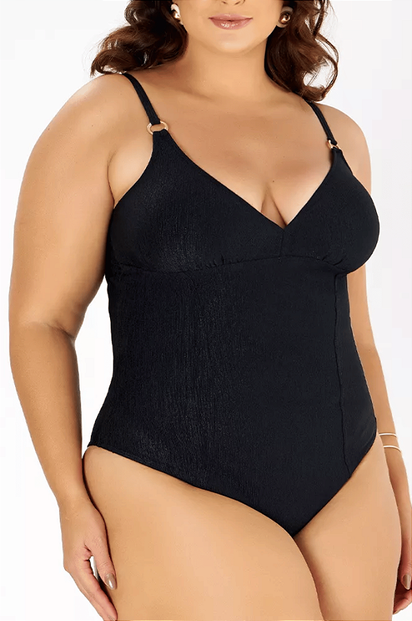 Maiô Clássico Com Bojo Removivel Liso Zero barriga Banho De Mar