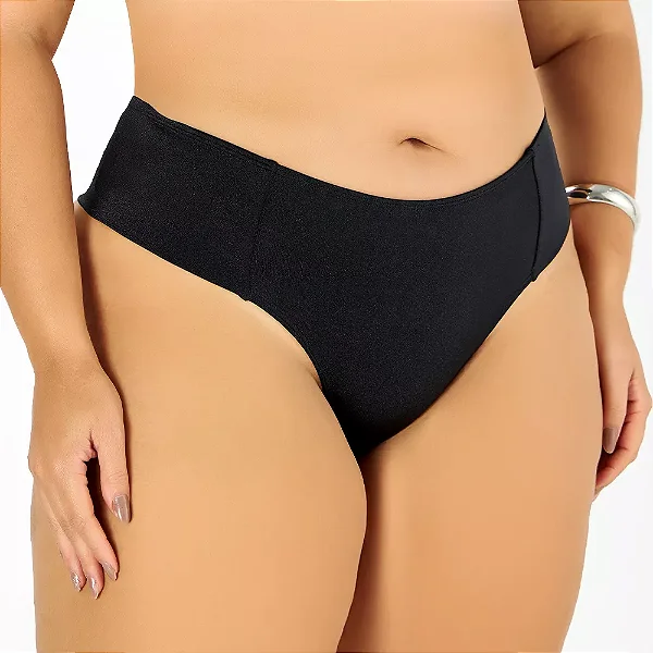 Biquini Plus Com Recorte Liso Proteção UV 50+ Banho De Mar