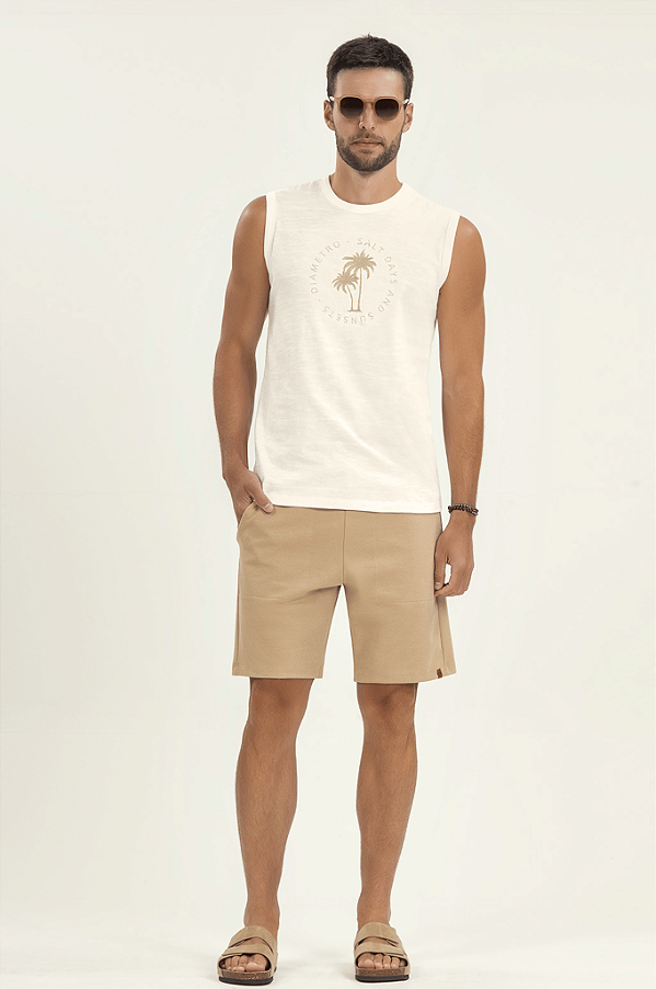 Bermuda Masculina de Moletinho Piquê Diâmetro