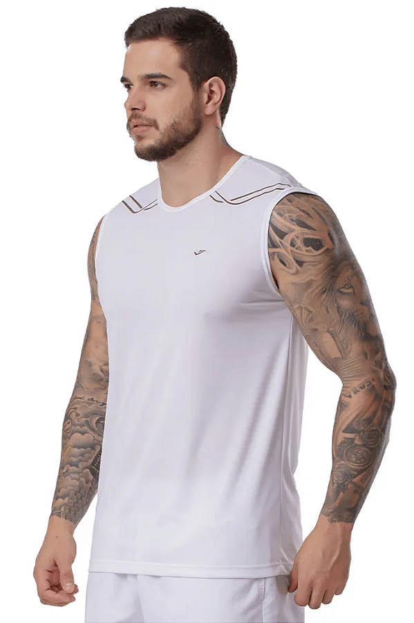 Camiseta Machão Masculina Poliester com Estampa em Silk Elite