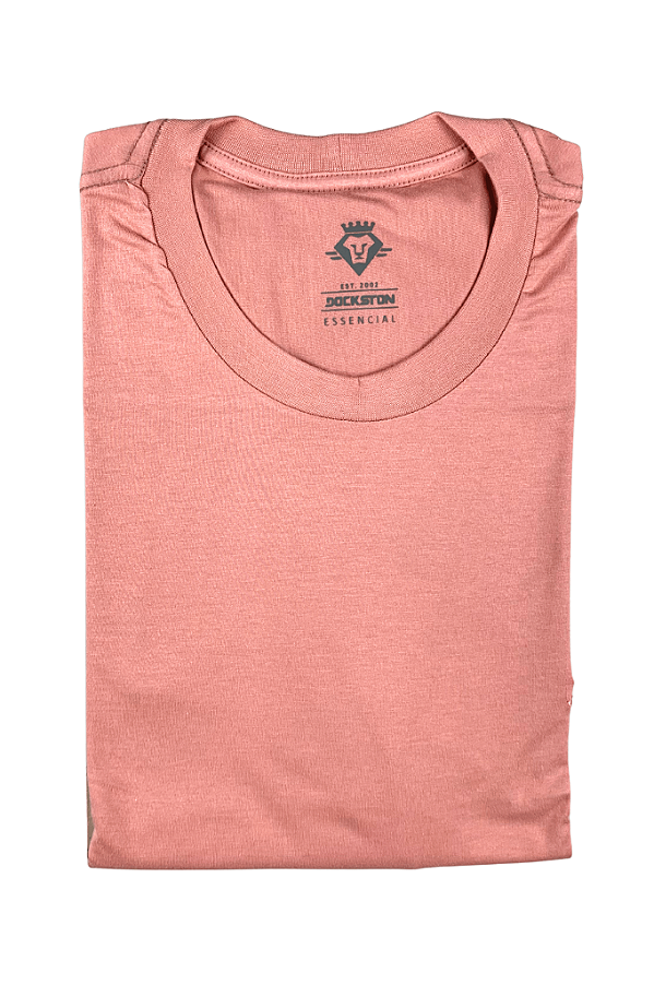 Camiseta Gola Redonda 100% Algodão Dockston
