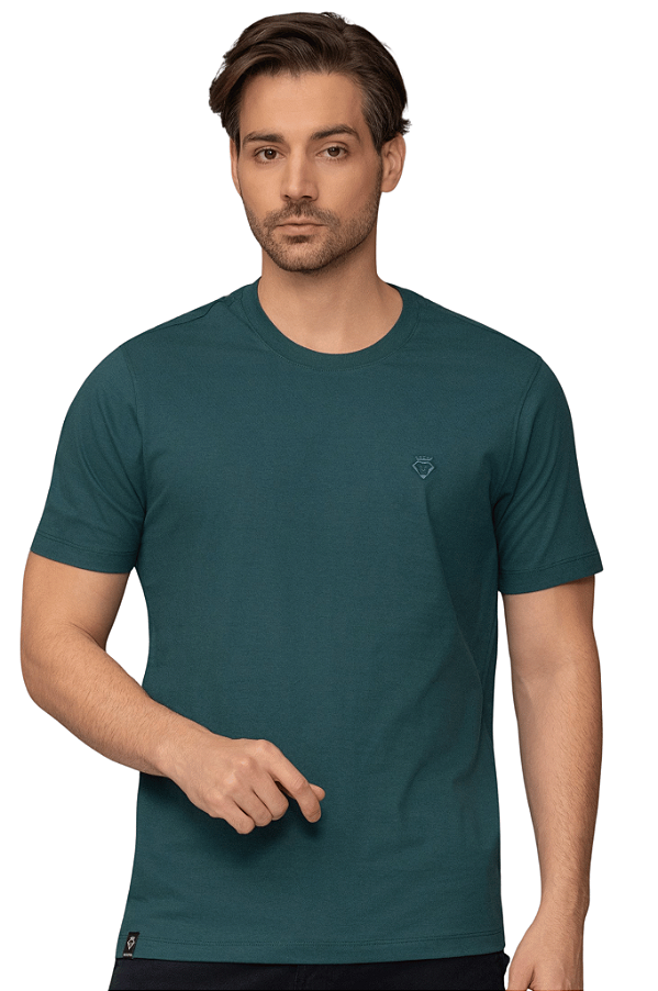 Camiseta Masculino Gola Redonda Essencial 100% Algodão Dockston