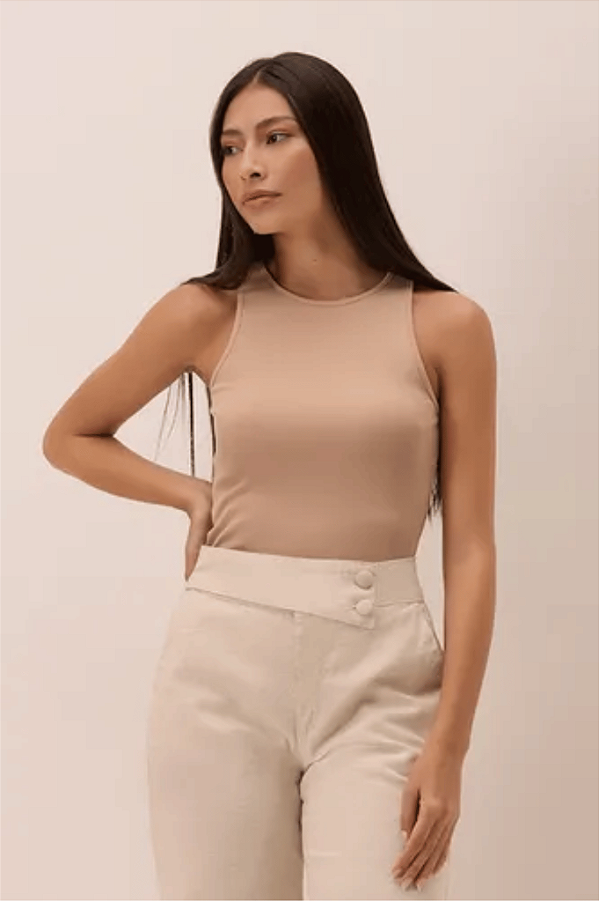 Blusa Sem Mangas Ribana Lunender