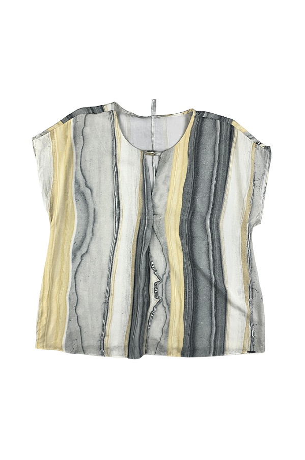 Blusa Feminina Manga Curta Viscose Lunender