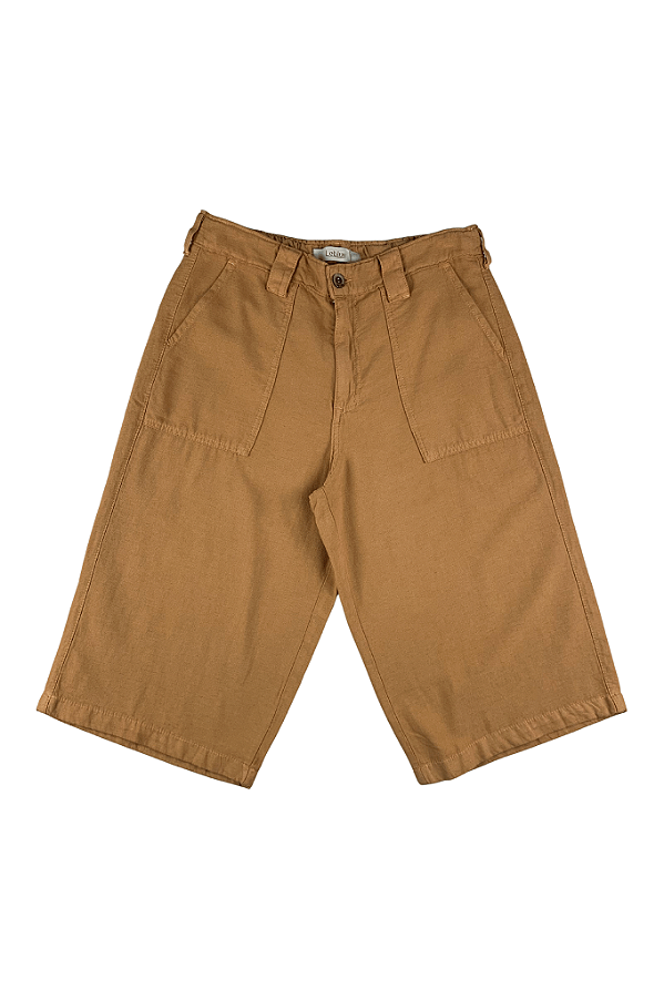 Bermuda Linho Feminina Longa Leblue